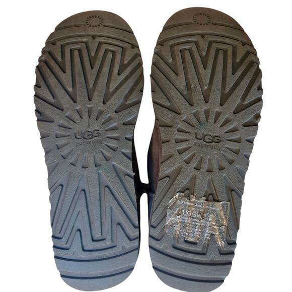 UGG Australia Baily Button Triplet Tall Boots in gray. Size 9 Suede Sheepskin - Picture 7 of 12